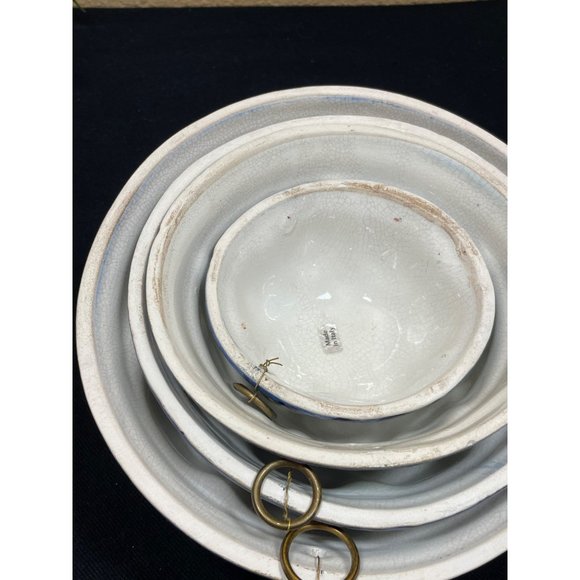 Vintage Bassano Ceramic ABC Floral  Wall Plaques - Picture 9 of 11